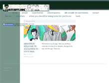 Tablet Screenshot of alexarts.org